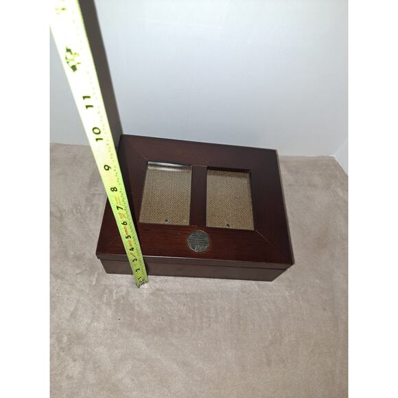 Rectangle Double Picture Frame Wooden Box - Picture 5 of 6